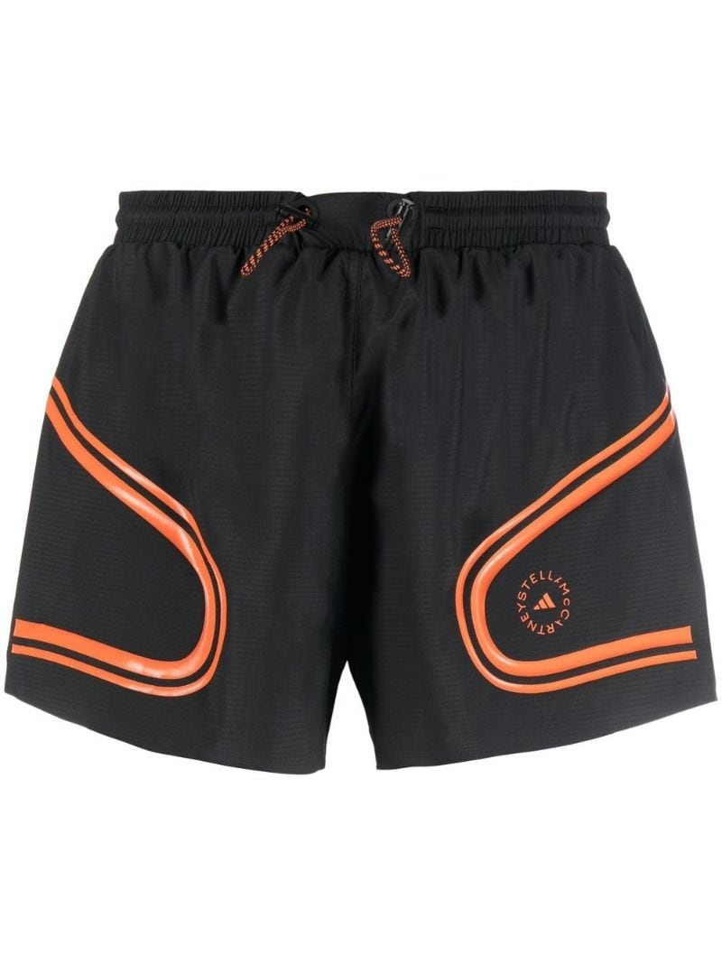 striped lightweight shorts - 2