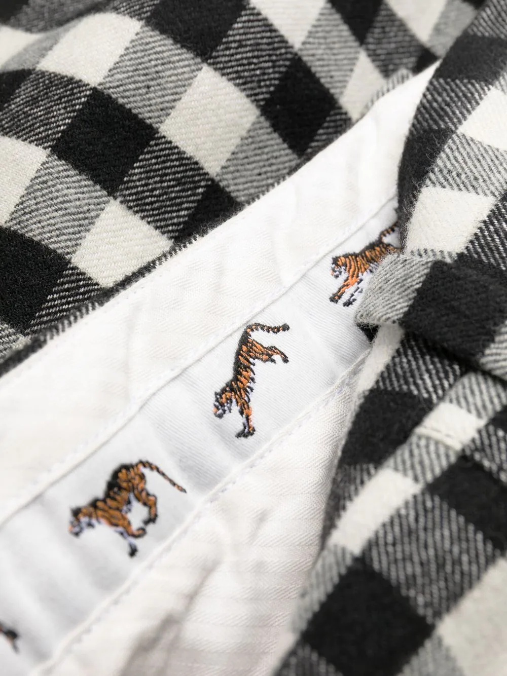 checkerboard-print culotte-length trousers - 5