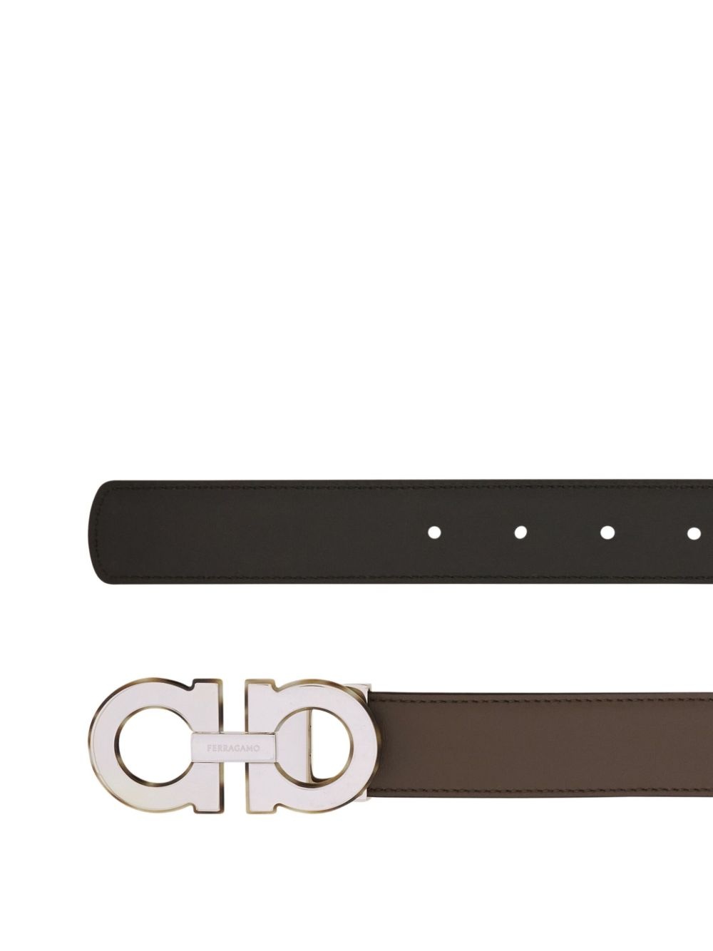 reversible leather belt - 2