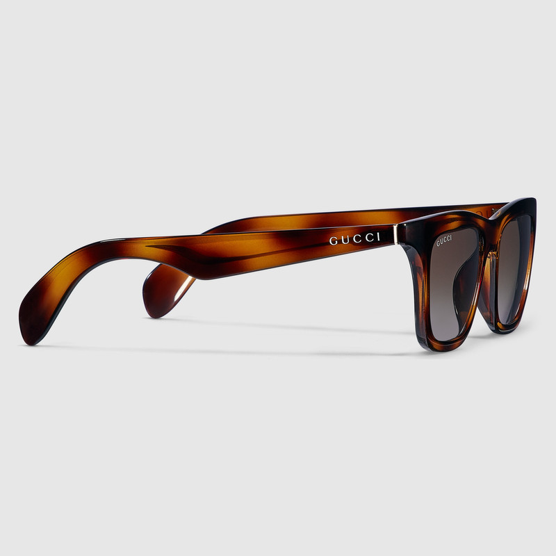 GUCCI Rectangular frame sunglasses outlook