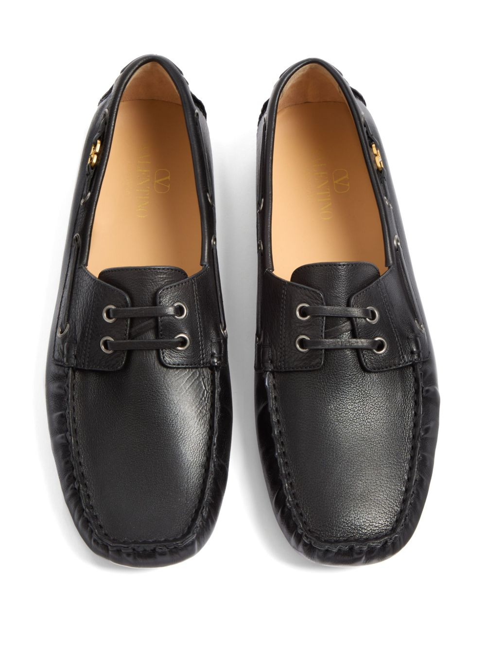 Valentino Garavani Men Leather Moccasin - 7