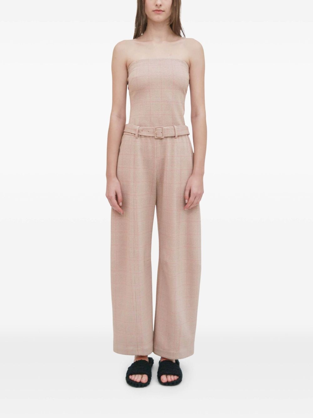 belted tapered trousers - 4
