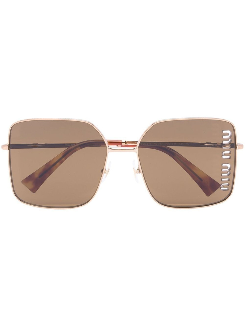 logo-detail square-frame sunglasses 1
