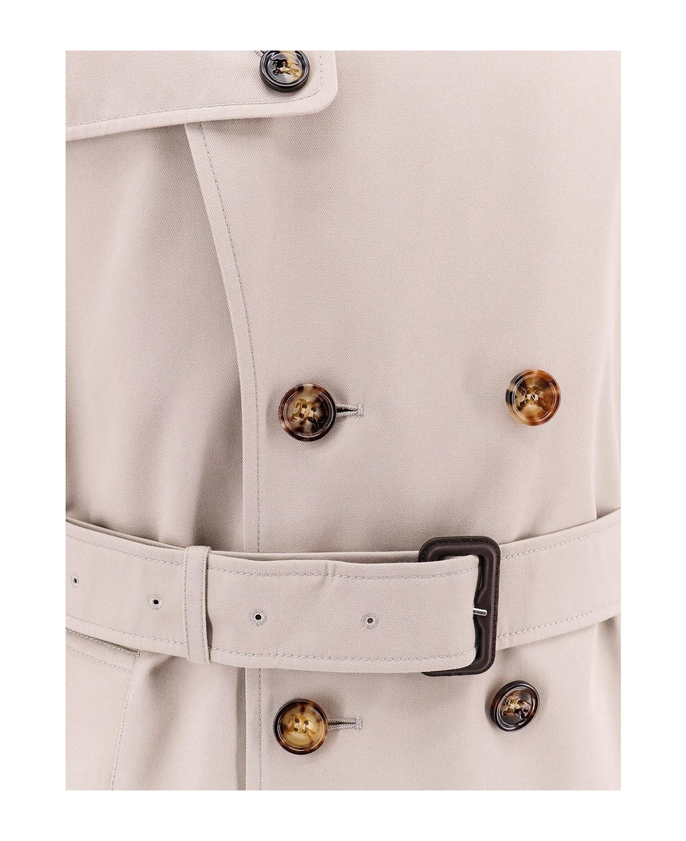 Belted Waist Trench Coat - 3
