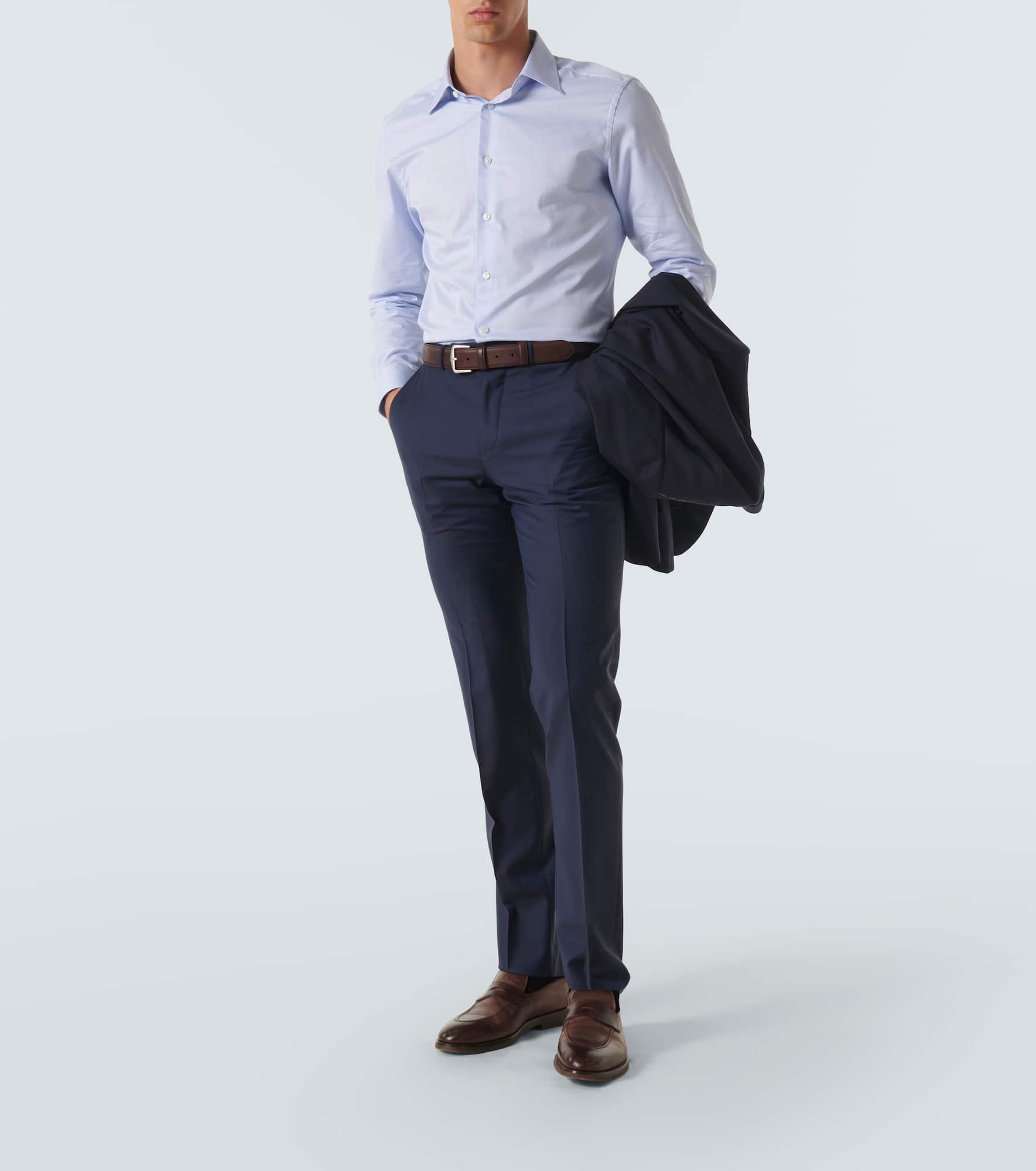 Trofeo wool slim pants - 2