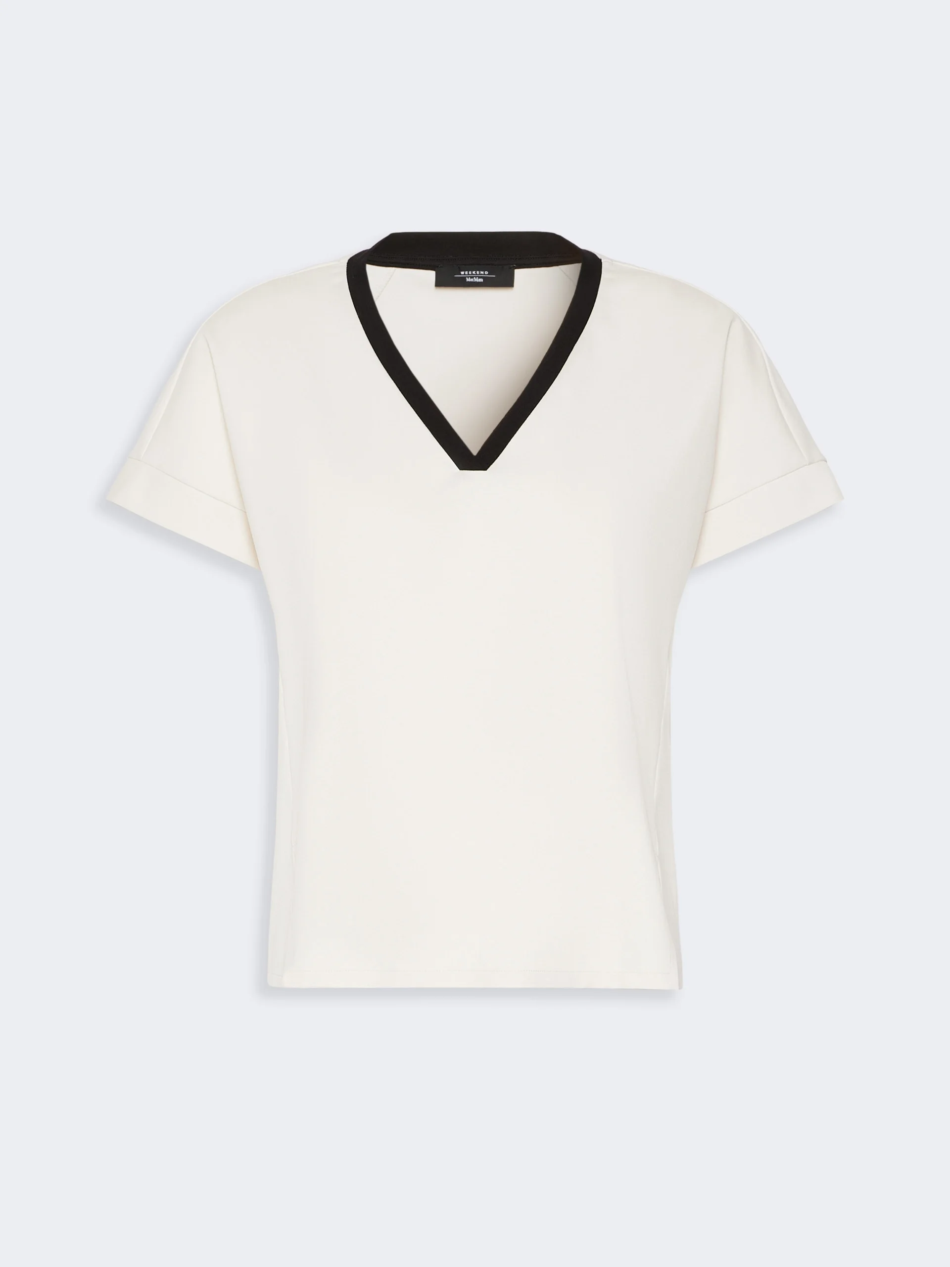 CALIFFO Milano jersey boxy T-shirt - IVORY - 1