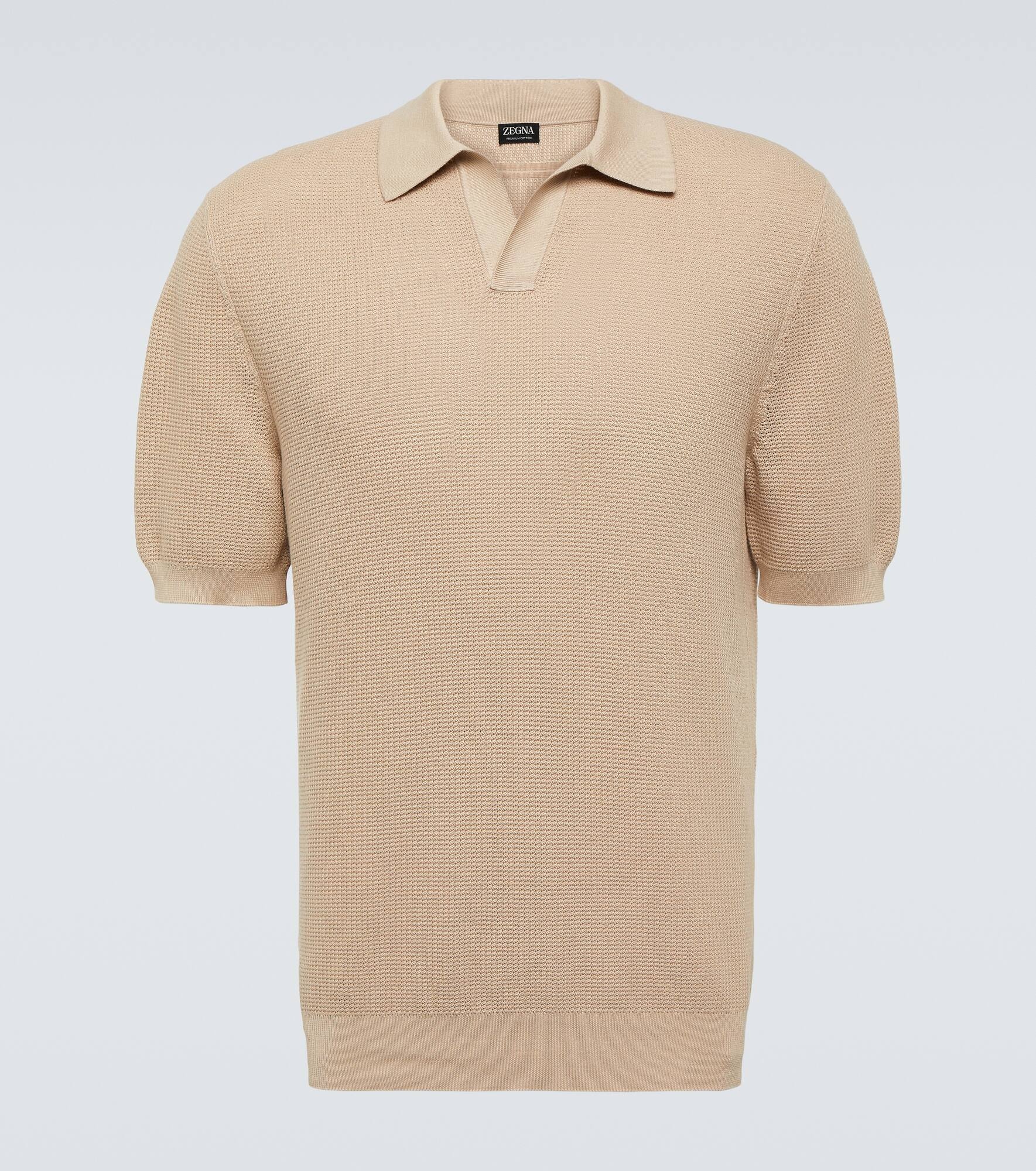 Cotton polo shirt - 1