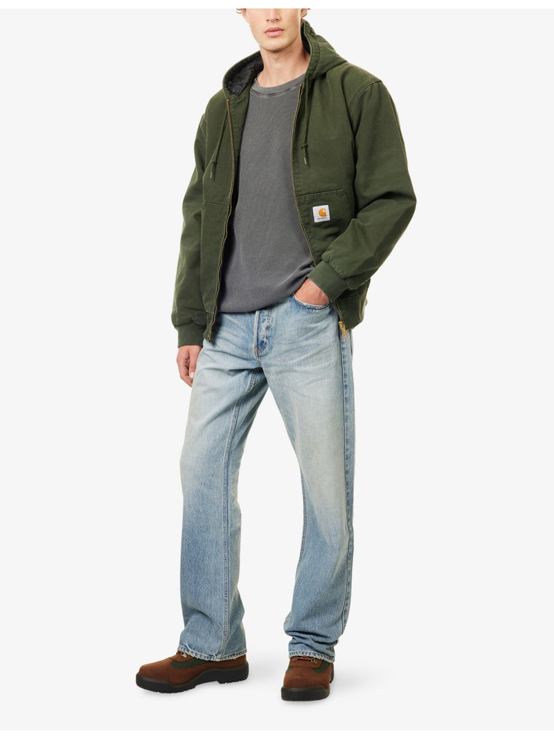 Carhartt Vista Waffle Long-Sleeves Cotton-Jersey T-Shirt outlook