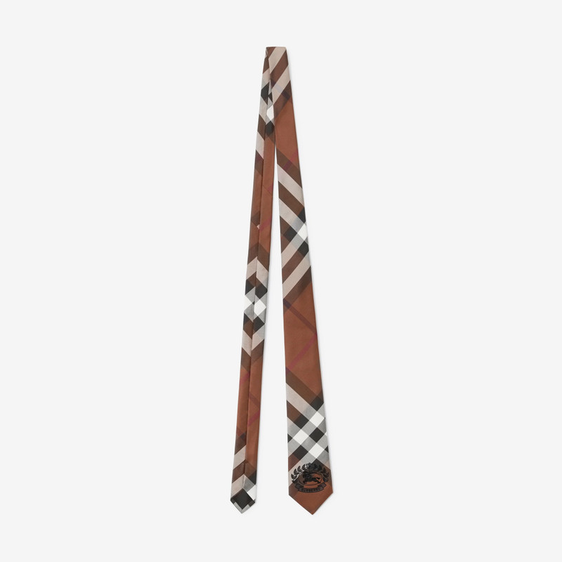 Classic Cut EKD and Check Silk Tie 1