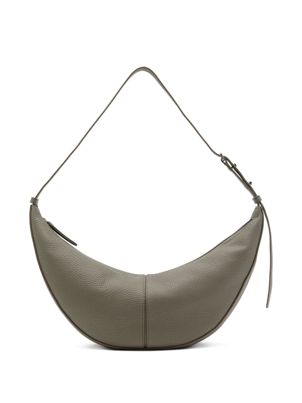 Slide pebbled-leather shoulder bag - 3