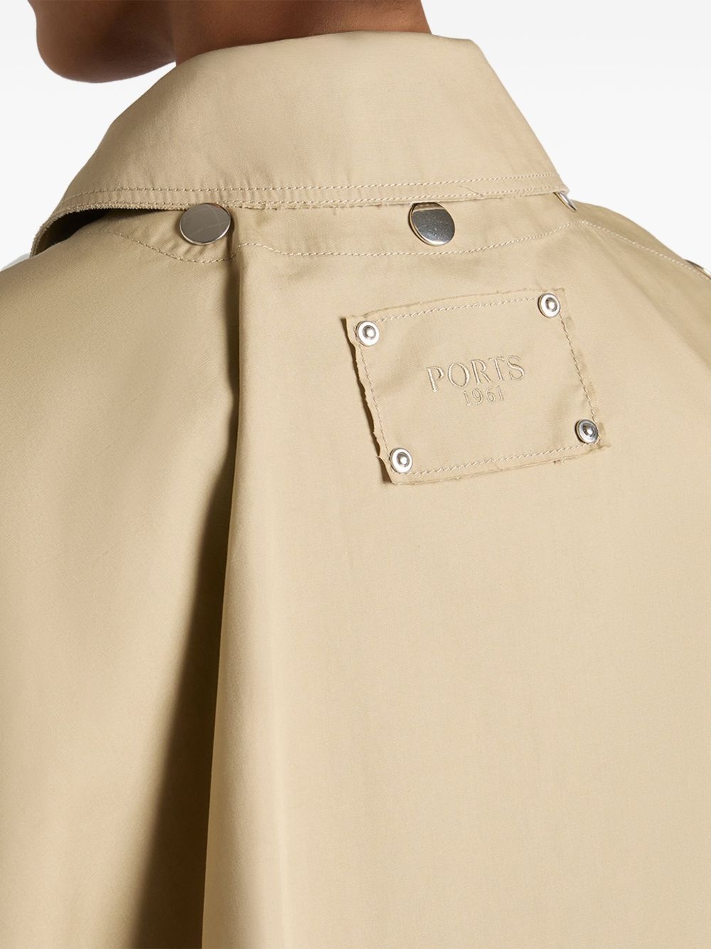 Asymmetric Trench jacket - 4