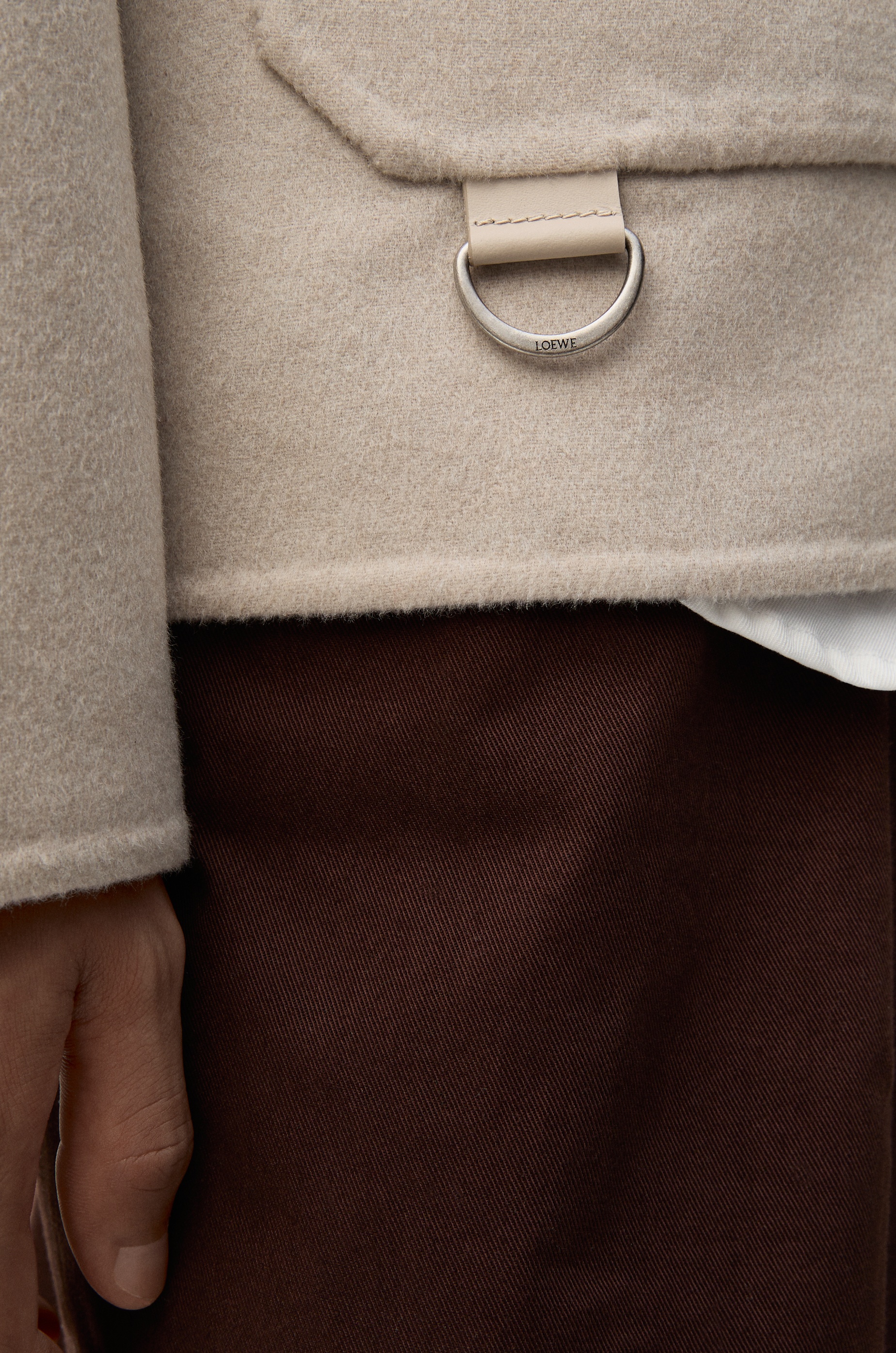 Workwear jacket in wool and cashmere - 6