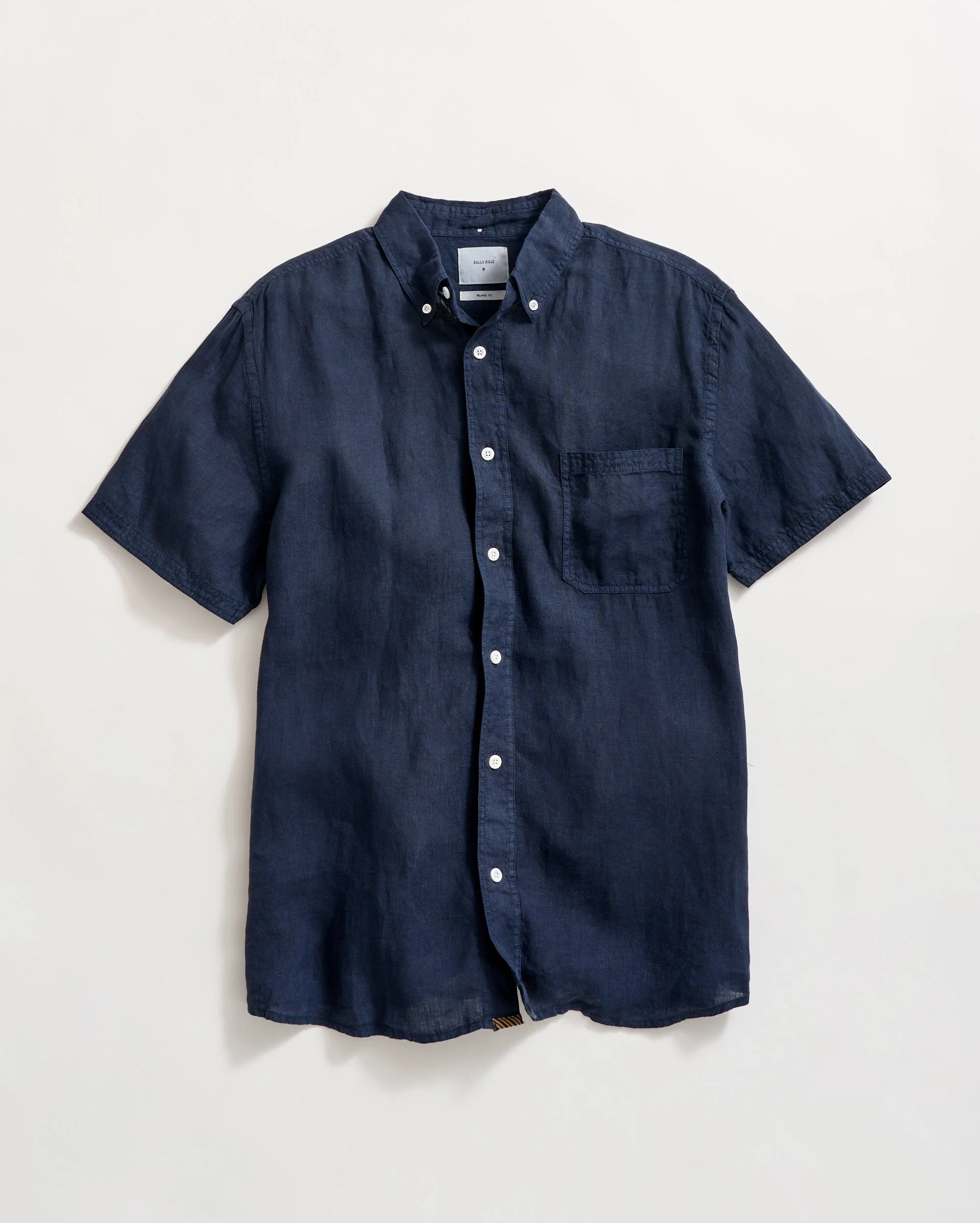 Short Sleeve Linen Tuscumbia Shirt Button Down - 1