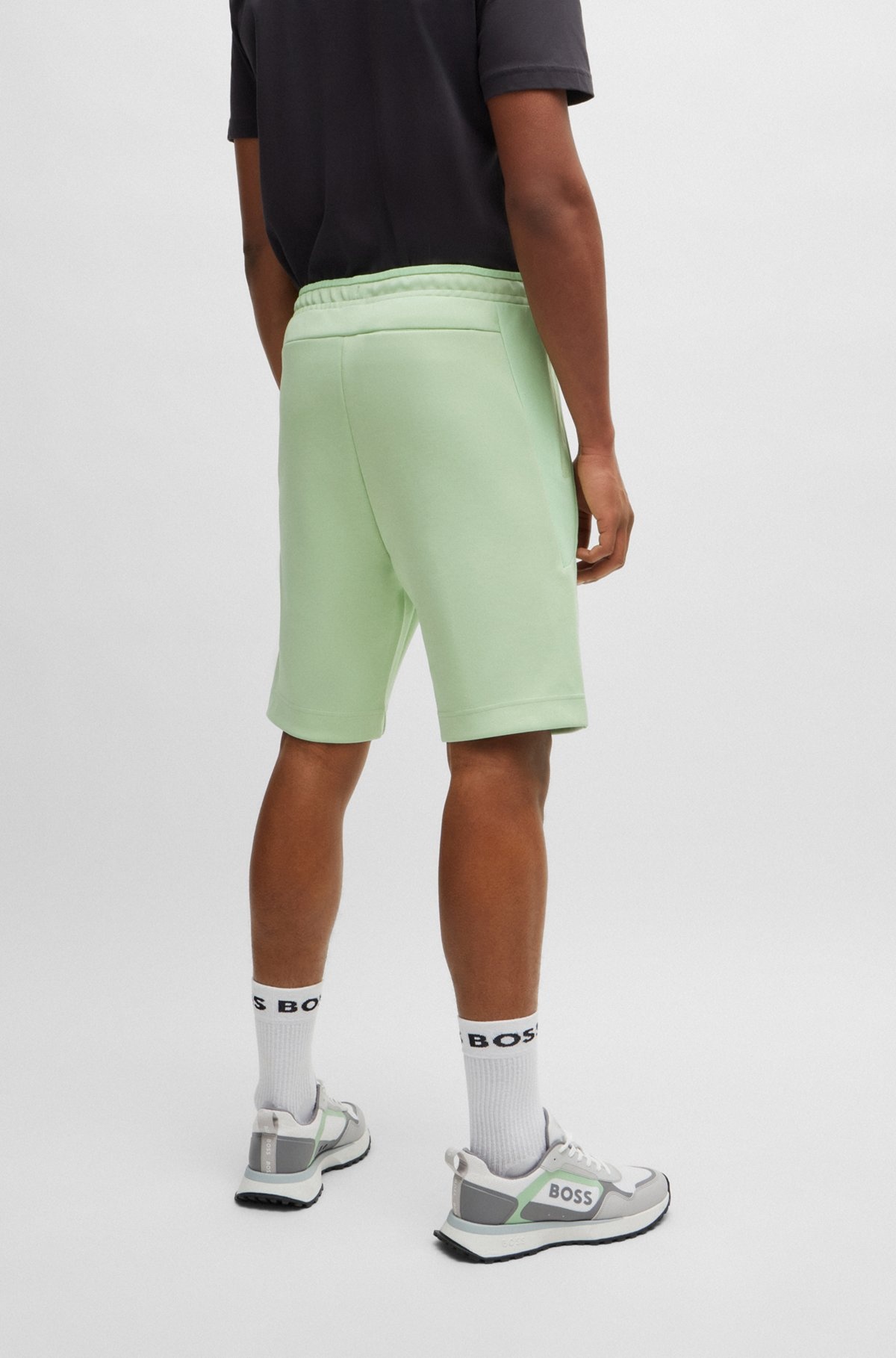 SHORTS WITH 3D-MOLDED LOGO - 5