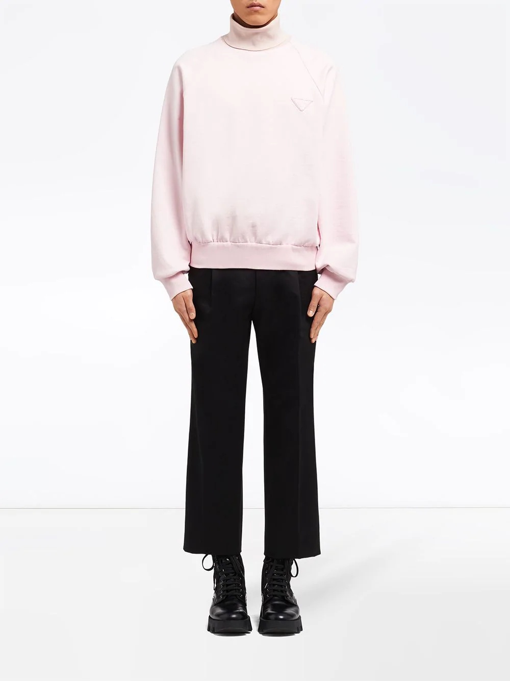 oversized roll neck sweatshirt - 2