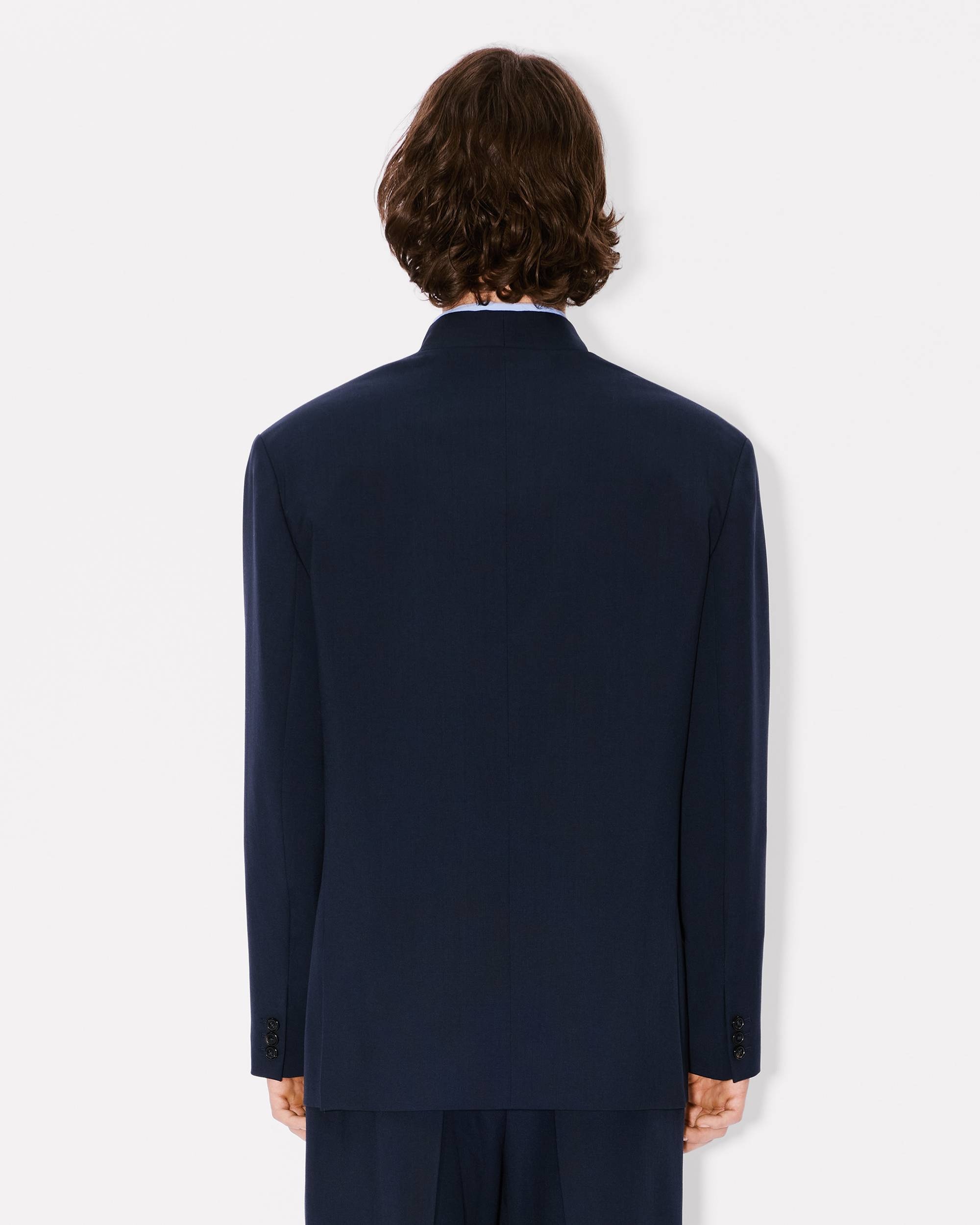 Tailored kimono jacket in virgin wool - 5