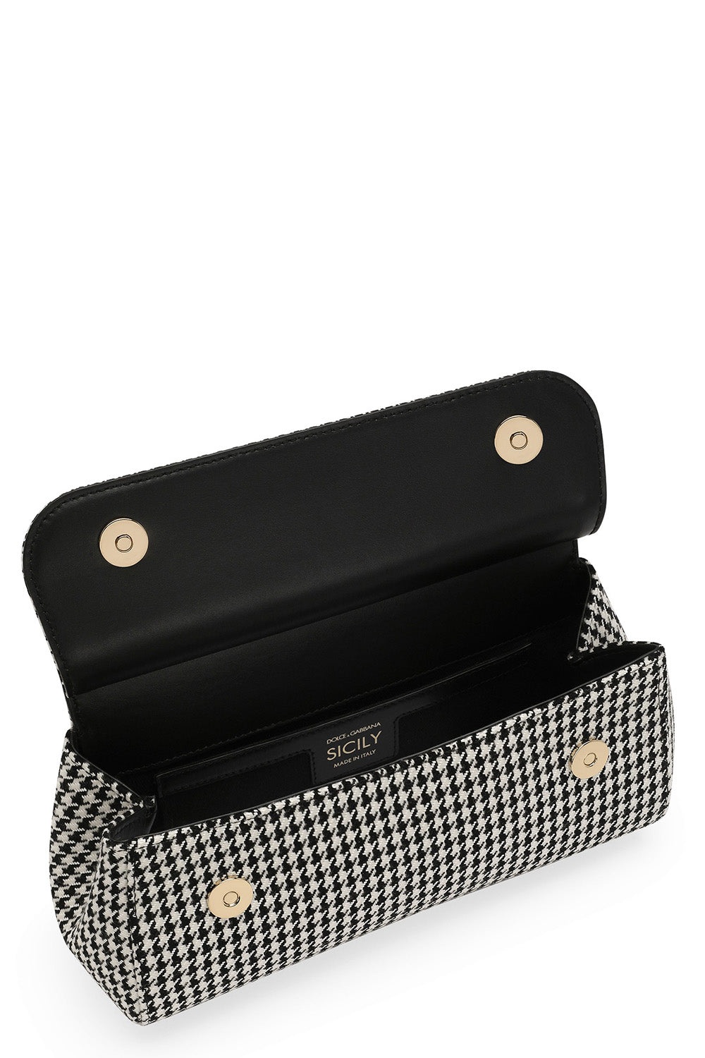 Elongated Sicily Bag - Houndstooth - 3