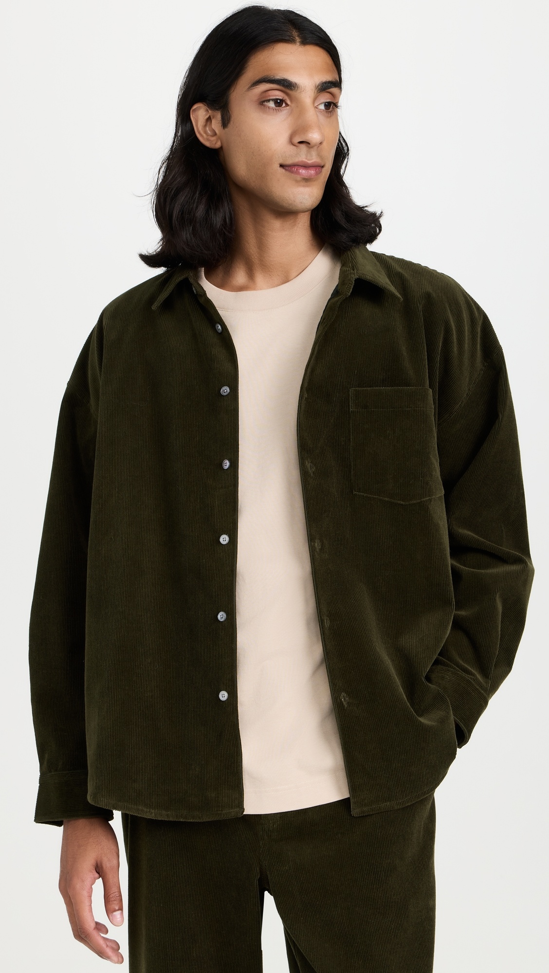 Relaxed Corduroy Overshirt - 2