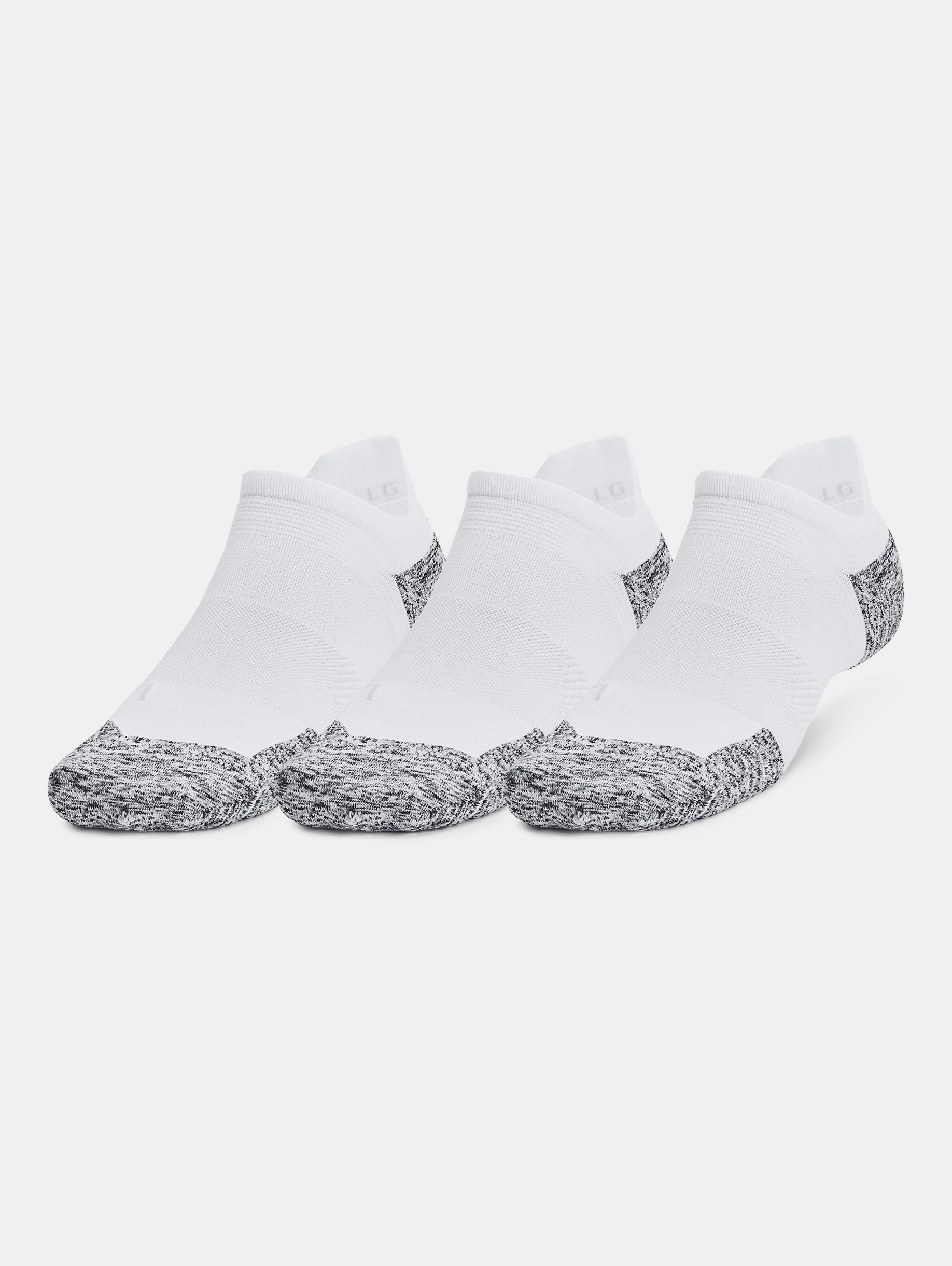 Unisex UA ArmourDry® Run Cushion 3-Pack No Show Socks - 3