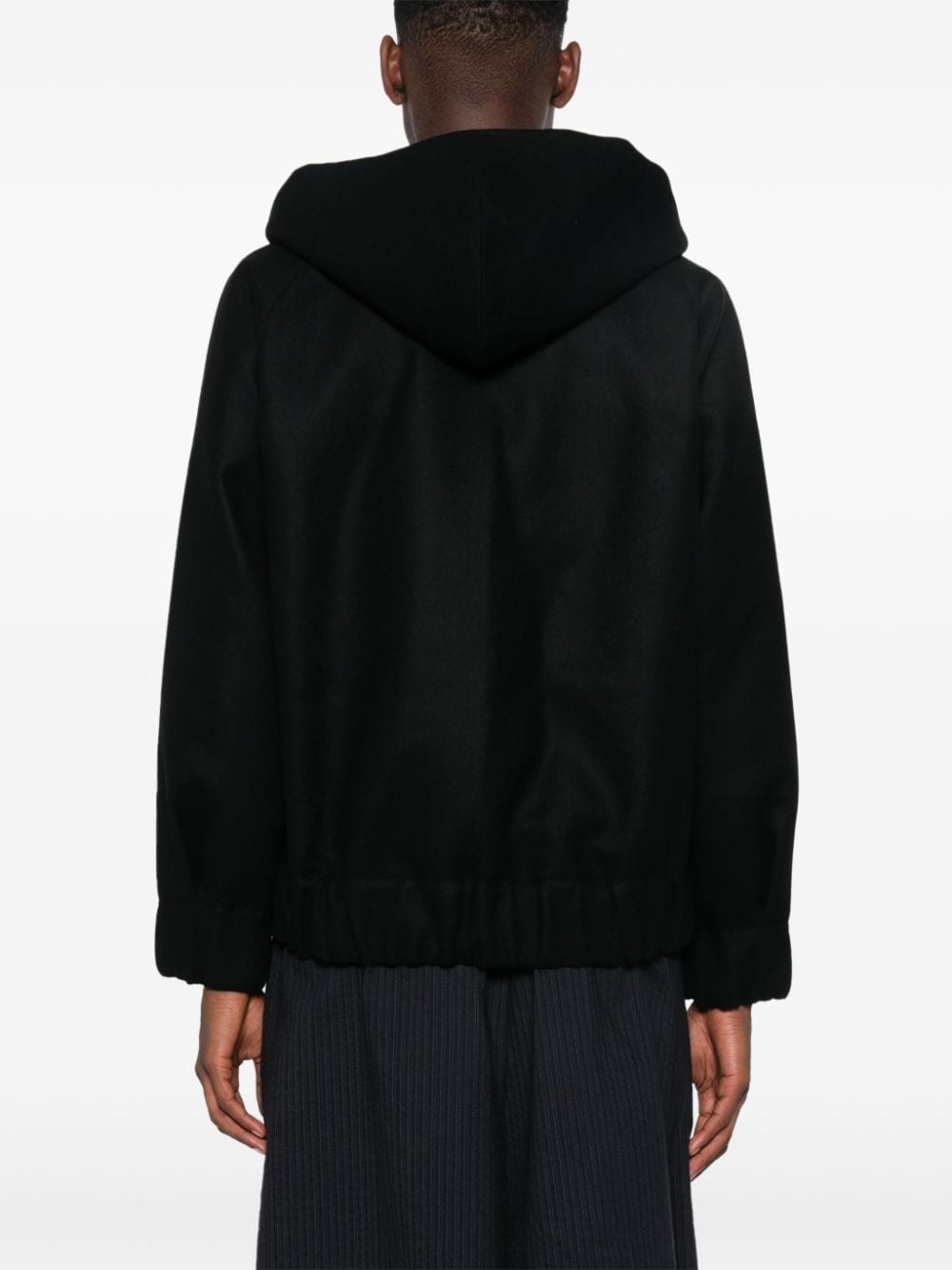 panelled hoodie - 4