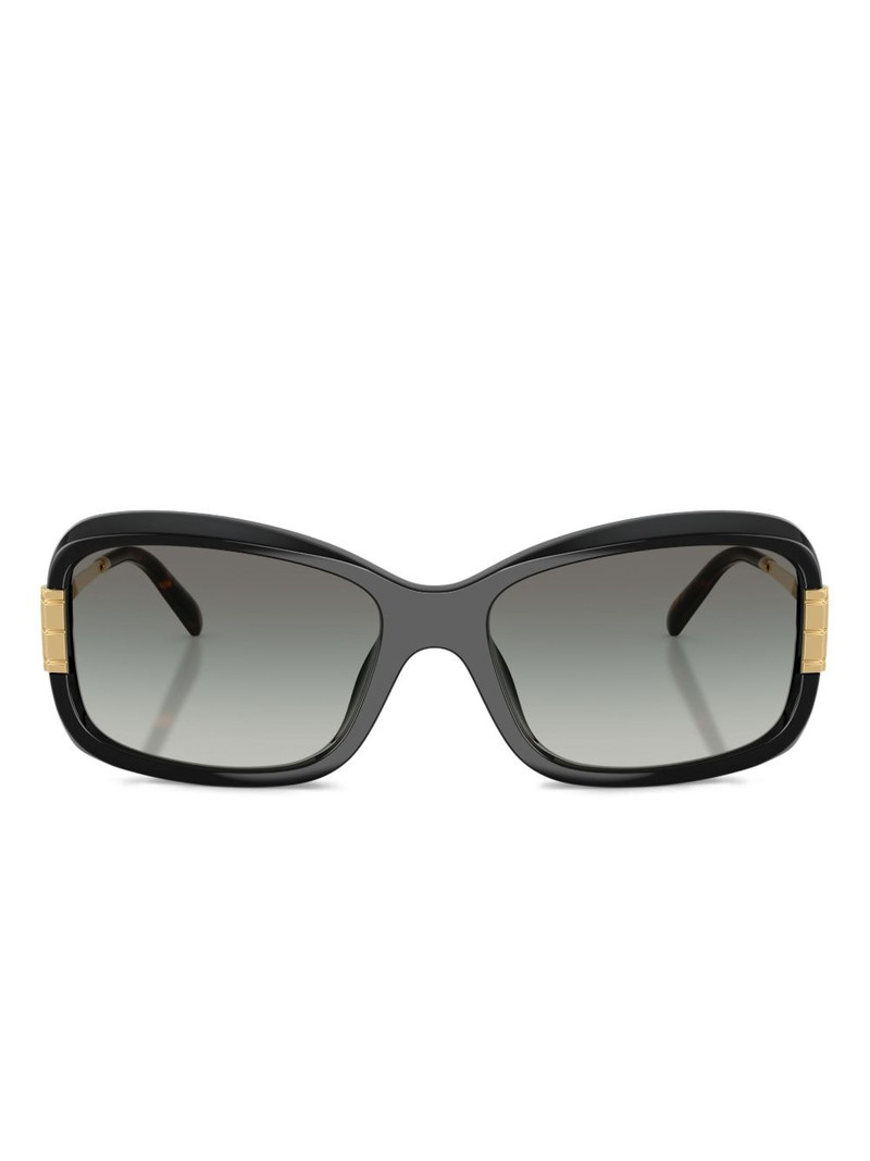 embellished-temples geometric sunglasses 1