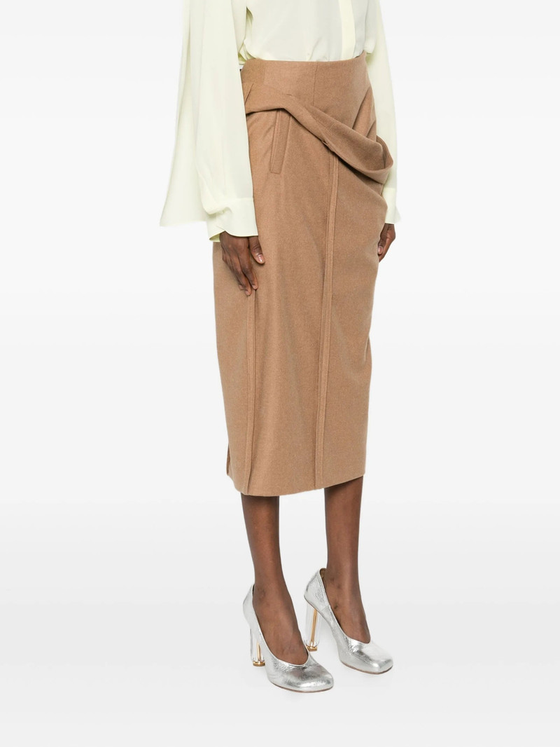 The Garment The Garment Draped Layered Midi Skirt outlook