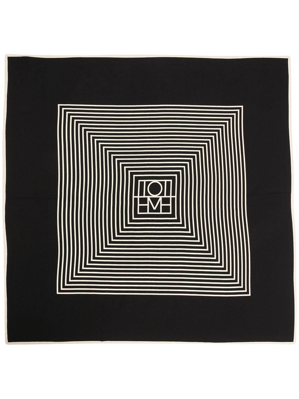 Monogram silk scarf - 3