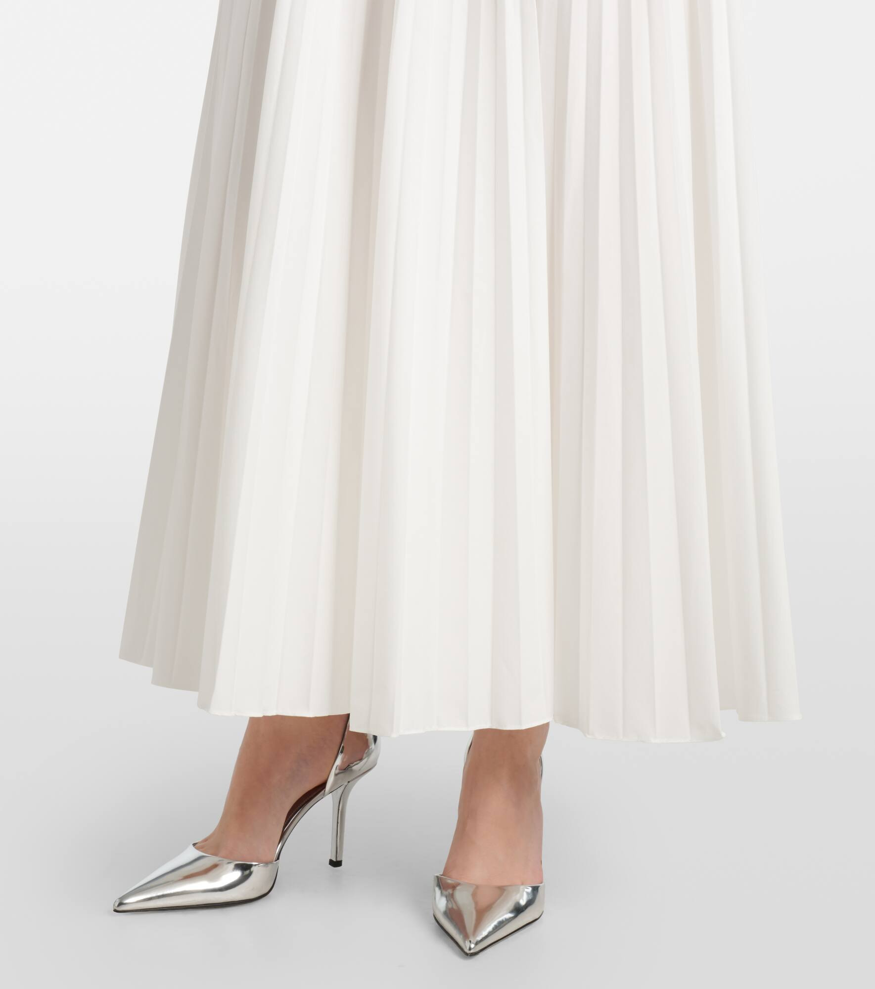 Arie strapless cotton-blend midi dress - 5