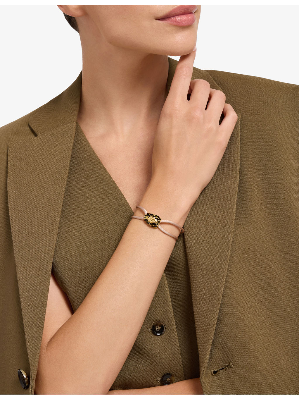 Serpenti Forever Yellow Gold-Plated Brass Bracelet - 2