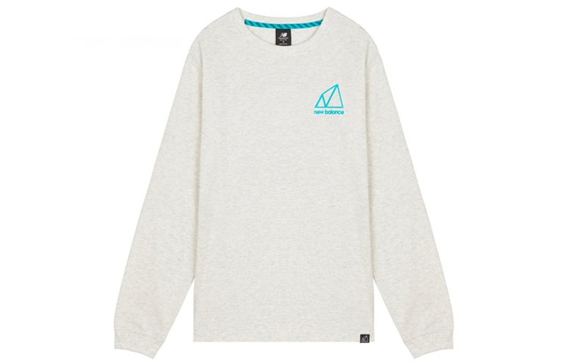 New Balance All Terrain Long Sleeve Top 'White Blue' MT11584-SAH - 1