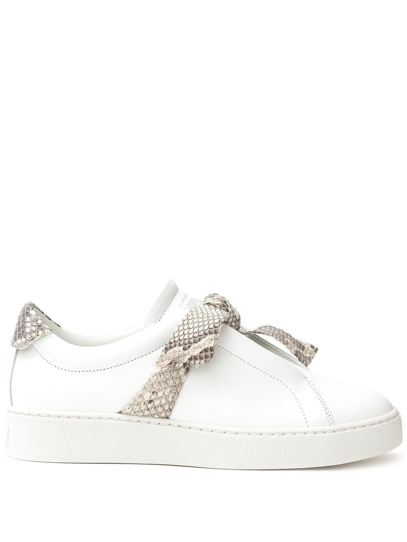 Jungle snake-trimmed sneakers 1