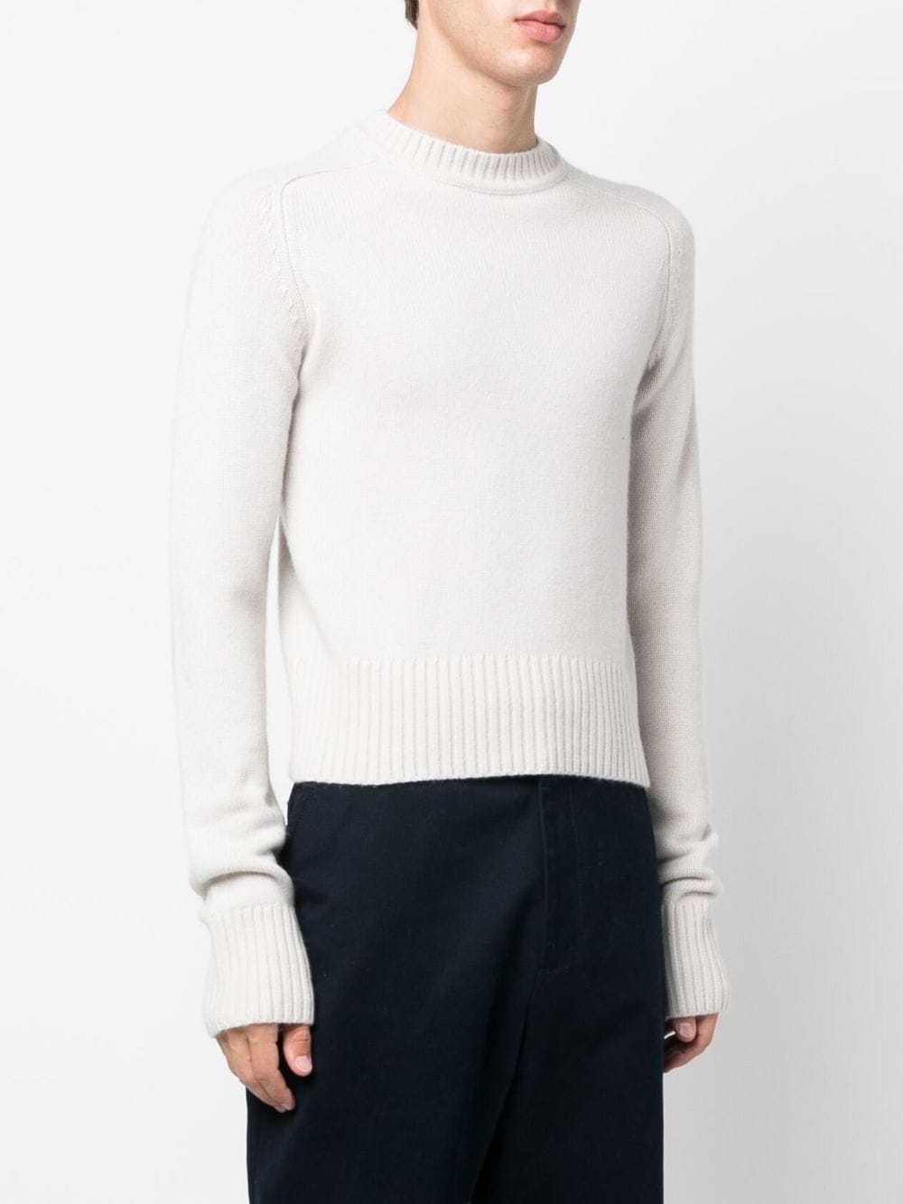 crew-neck cashmere jumper - 4