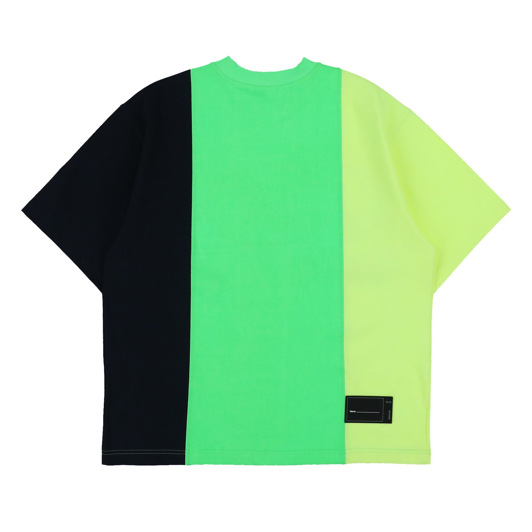 NAVY REMAKE 3 PANEL REFLECTIVE LOGO T-SHIRT / NVY - 2