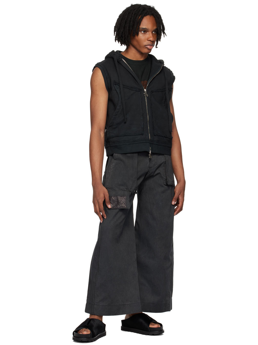 SSENSE Exclusive Gray Cargo Pants - 4