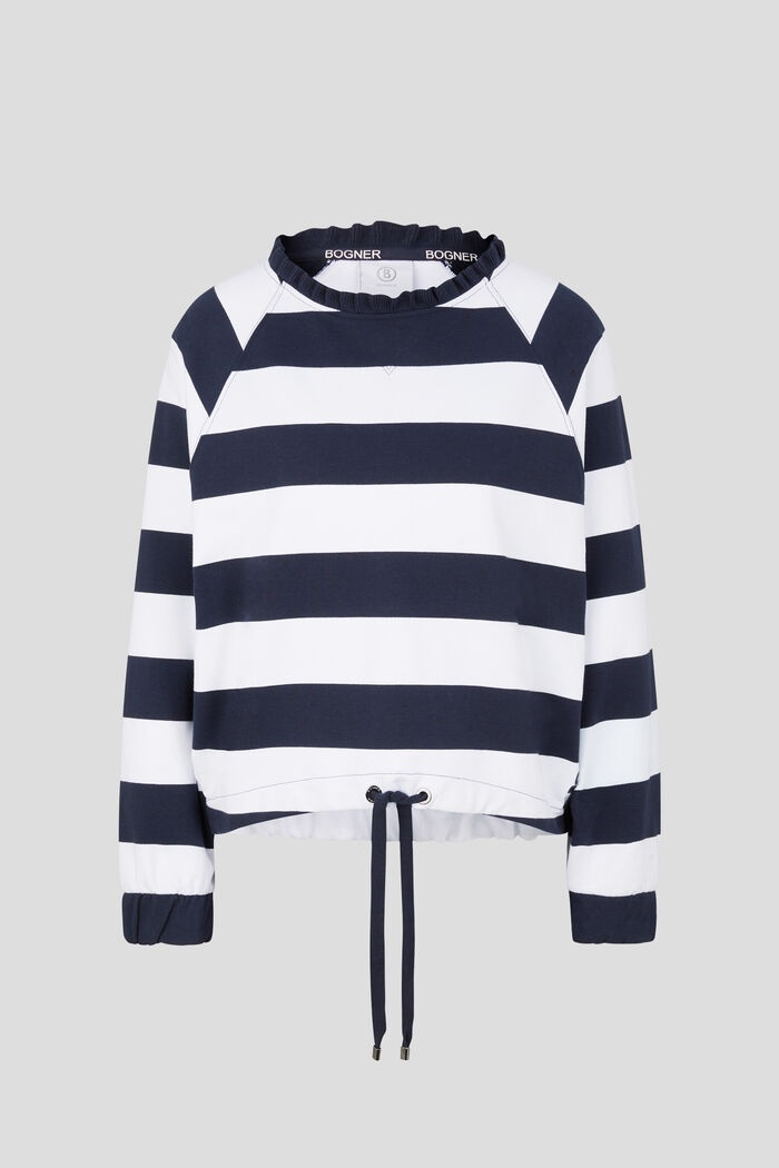 Imani Sweatshirt in Navy/White - 1