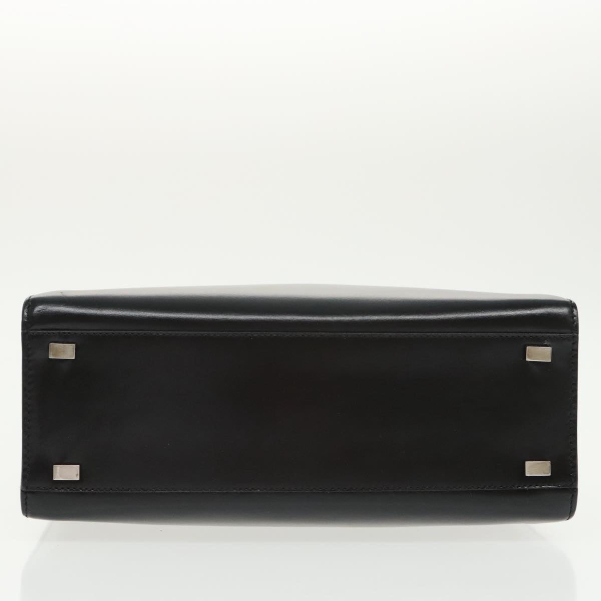 CELINE Hand Bag Leather Black - 9