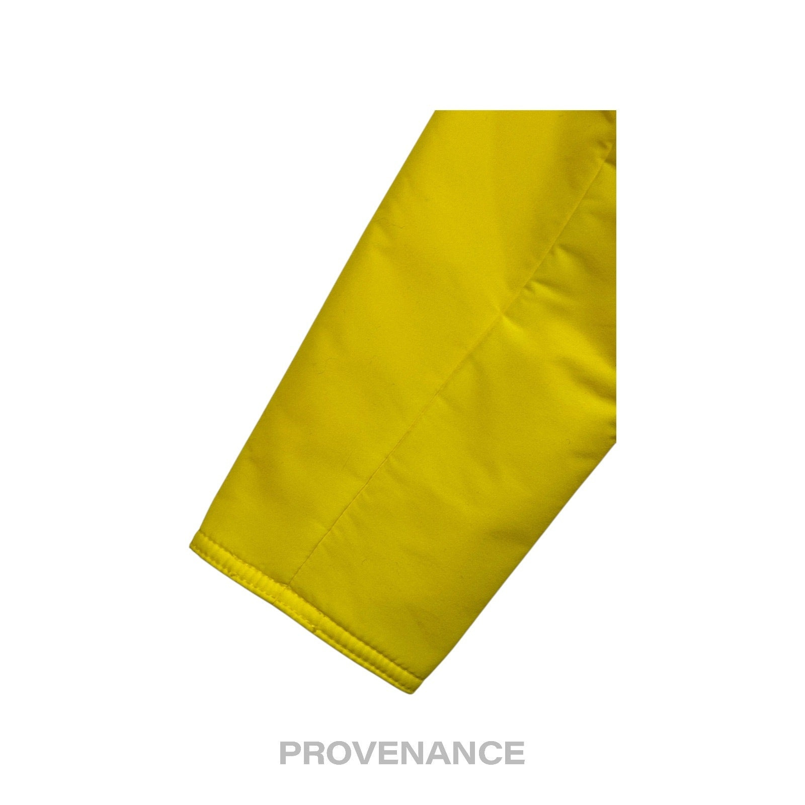 Moncler Logo Light Ski Jacket Coat - Yellow L Hood - 15