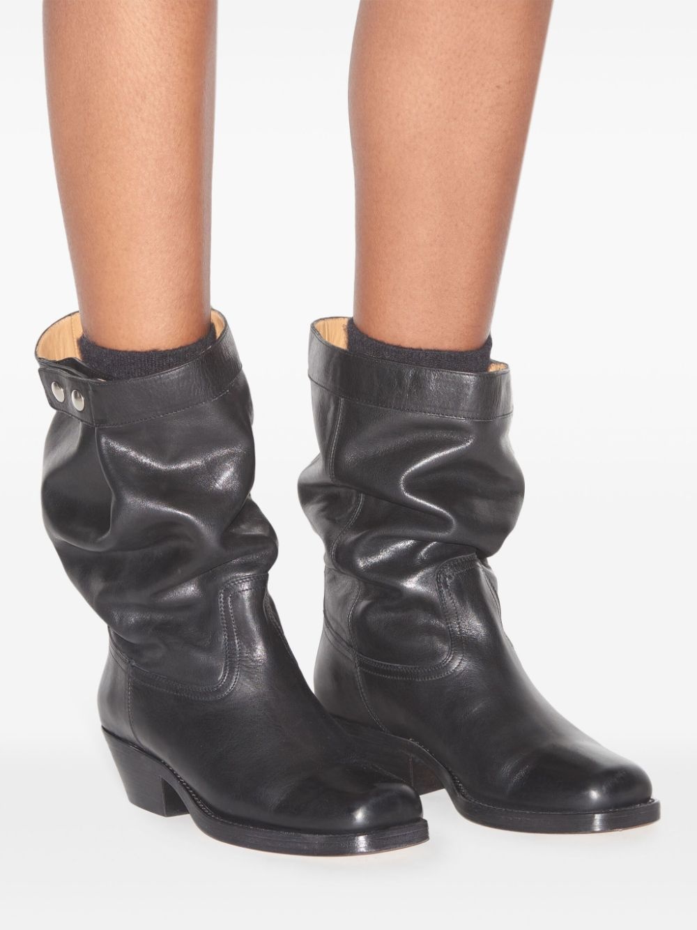 leather boots - 5