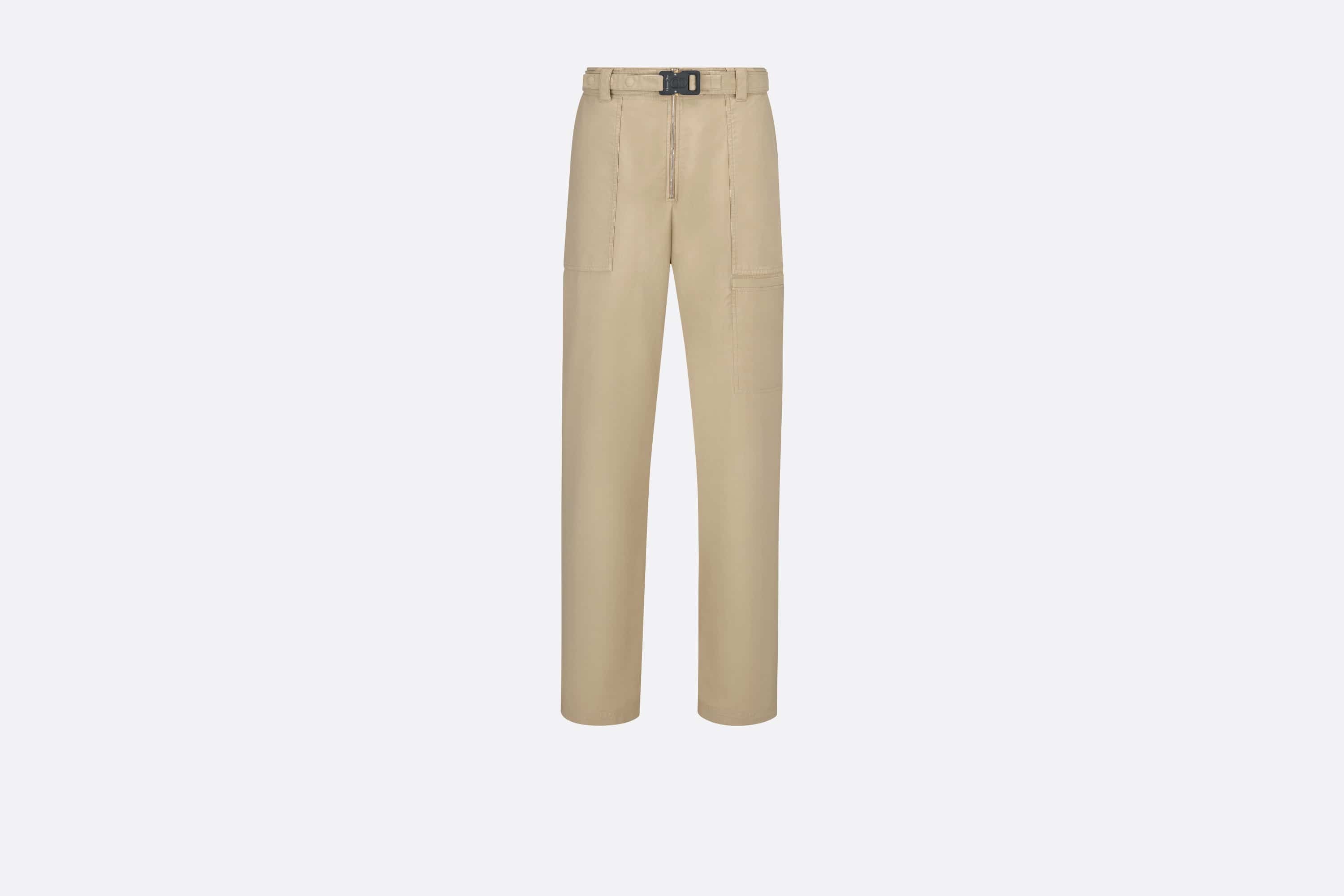 Cargo Pants with 'CD' Buckle Belt - 1