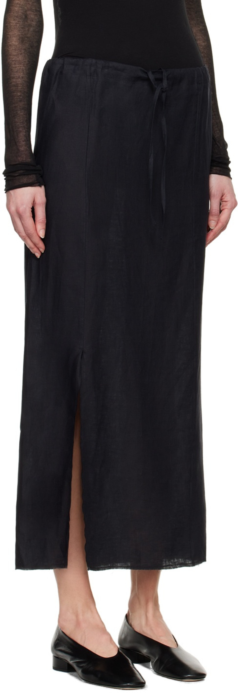 GABRIELA COLL GARMENTS Black No.263 Maxi Skirt outlook