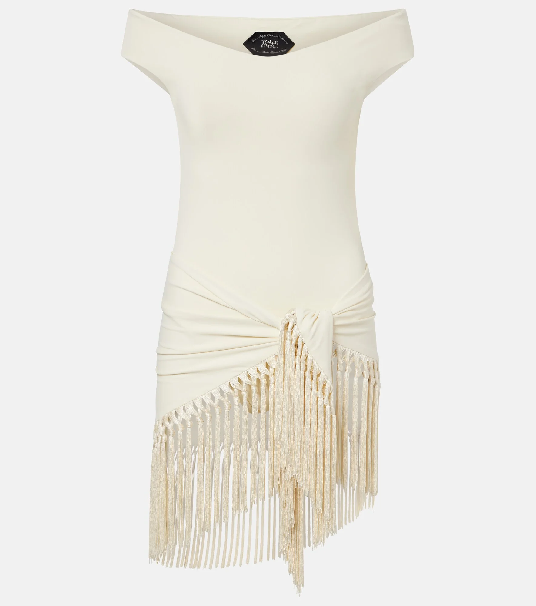 Romy fringed swimsuit and beach cover-up set - 1