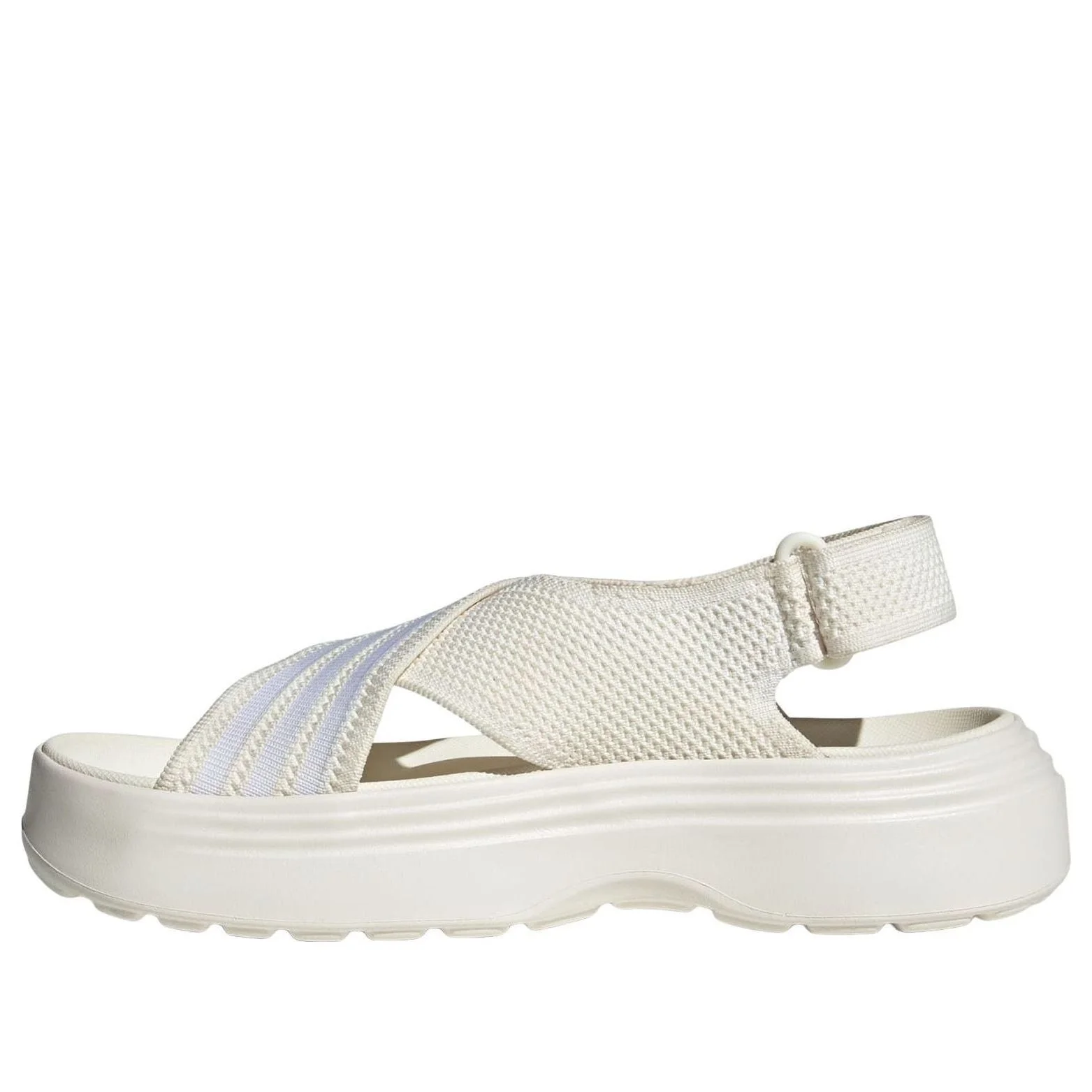 (WMNS) adidas Lifestyle Sandal 'Off White' KK0393 - 1