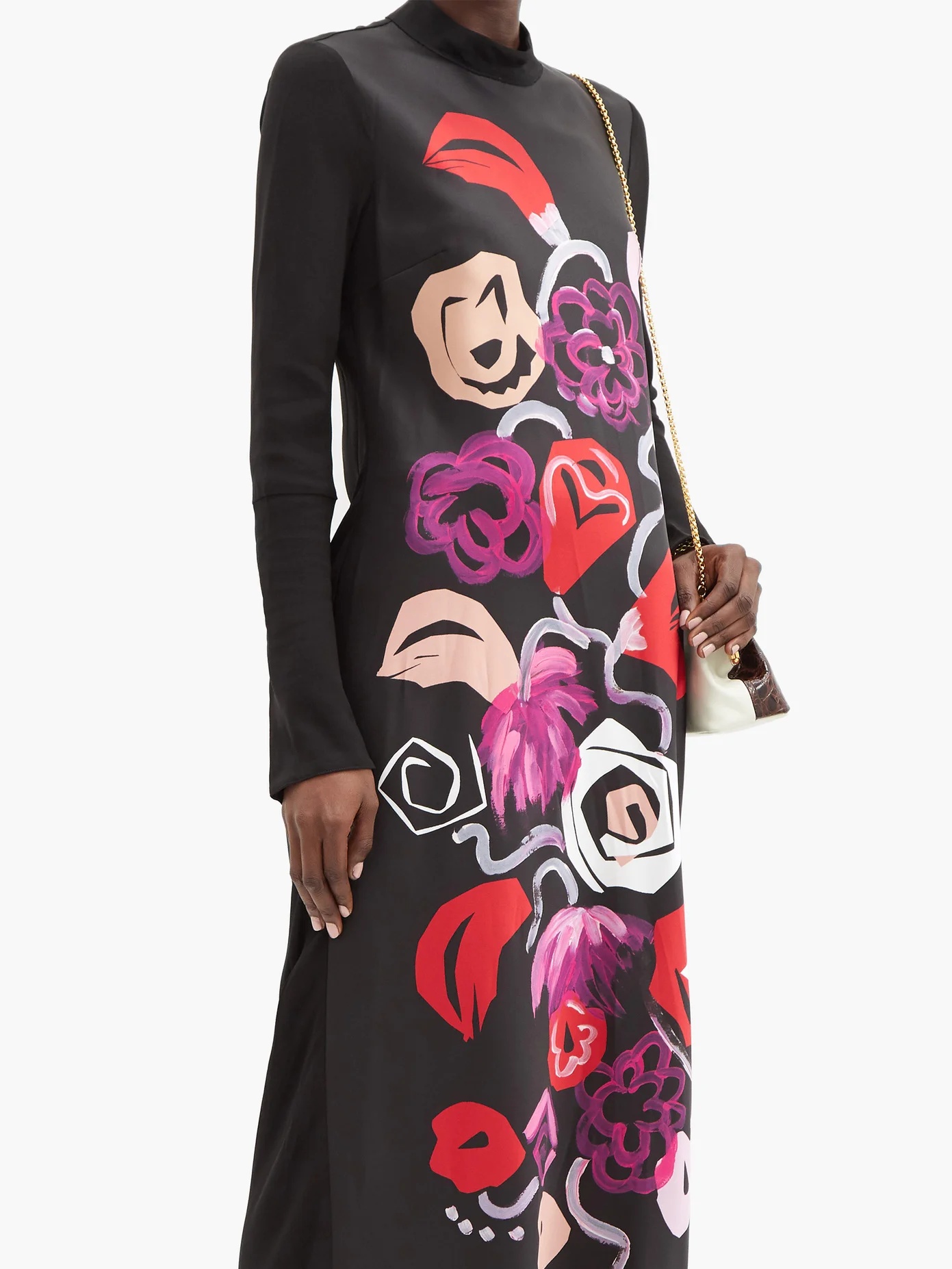 Floral-print technical jersey maxi dress - 6