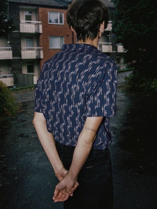 Arvid Ikat Shirt Blueberry - 6