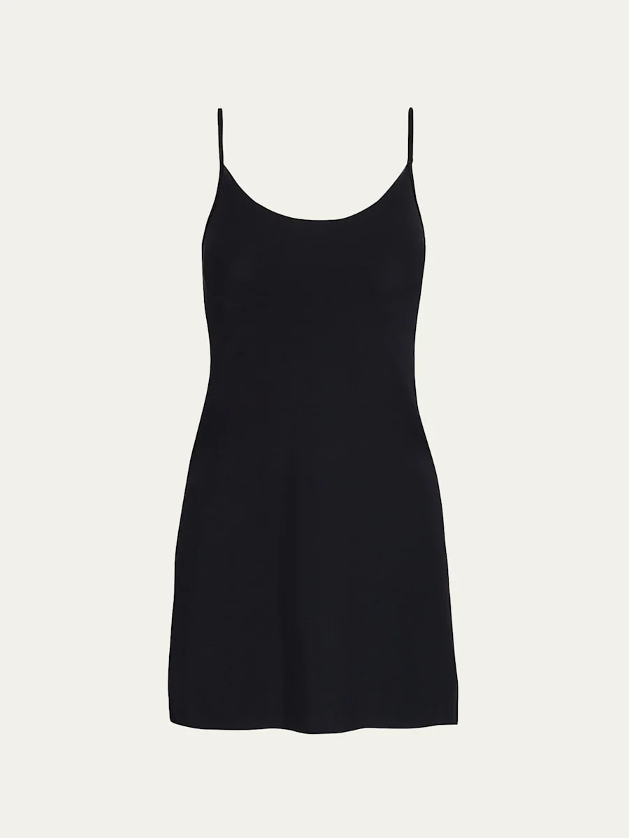 Scoop-Neck Mini Camisole Slip - 1