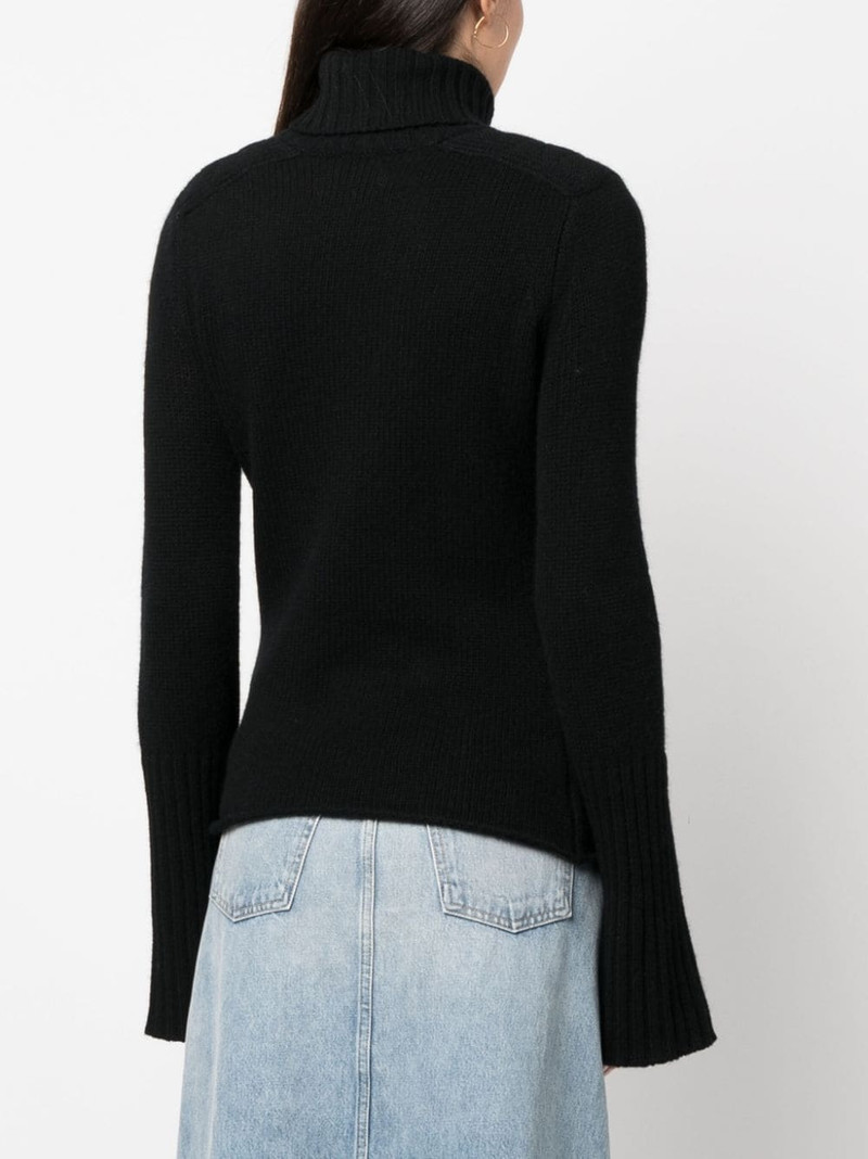 roll-neck cashmere jumper 4