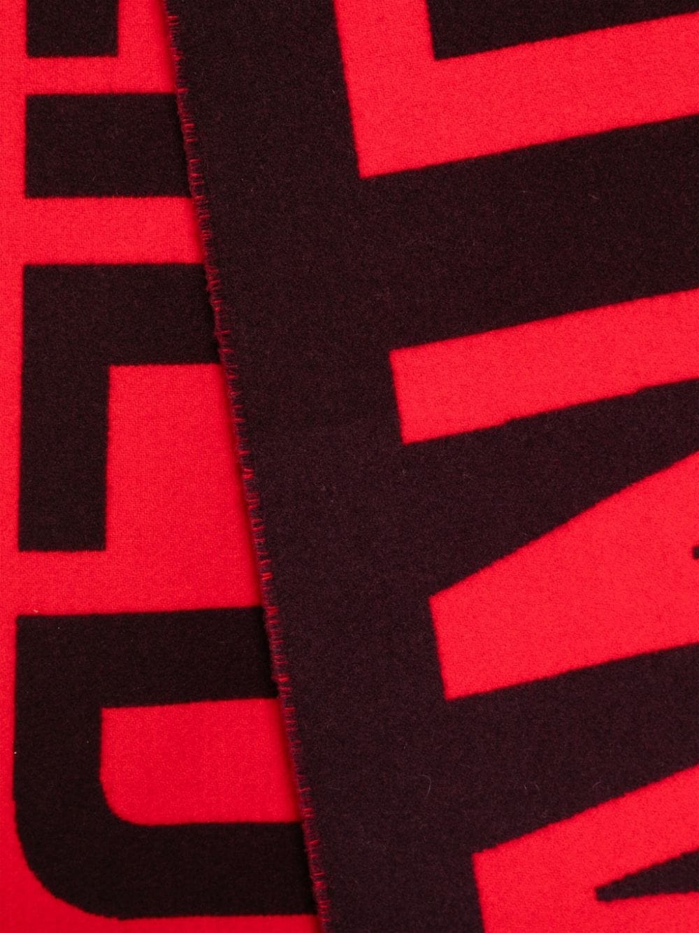 logo-print scarf - 3