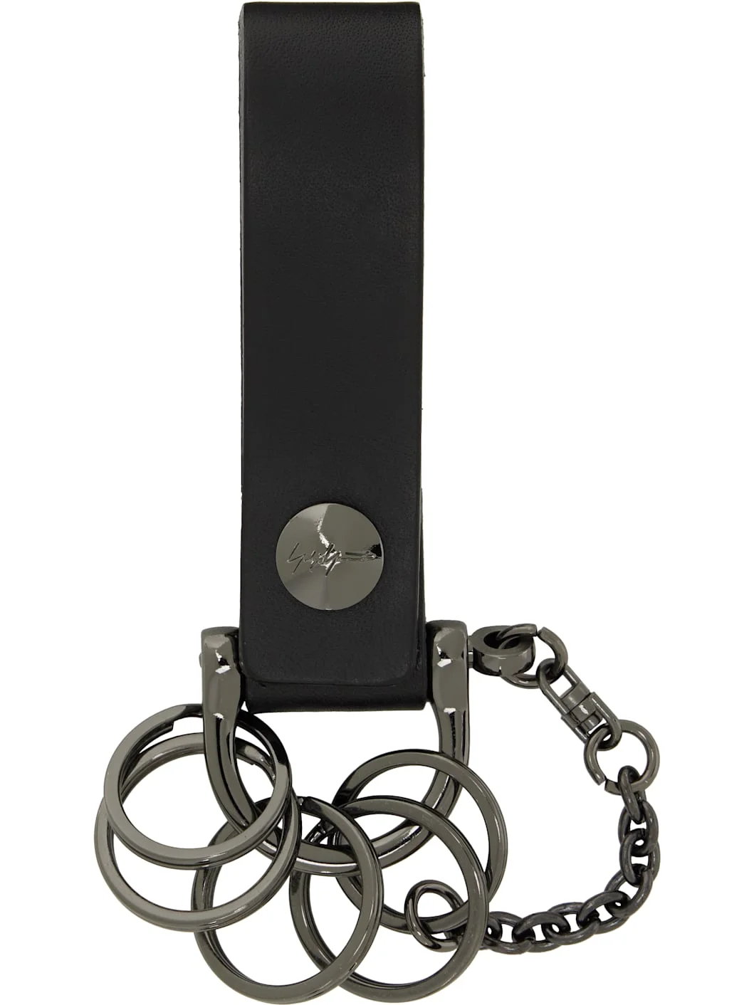 Gunmetal Key Ring Keychain - 1