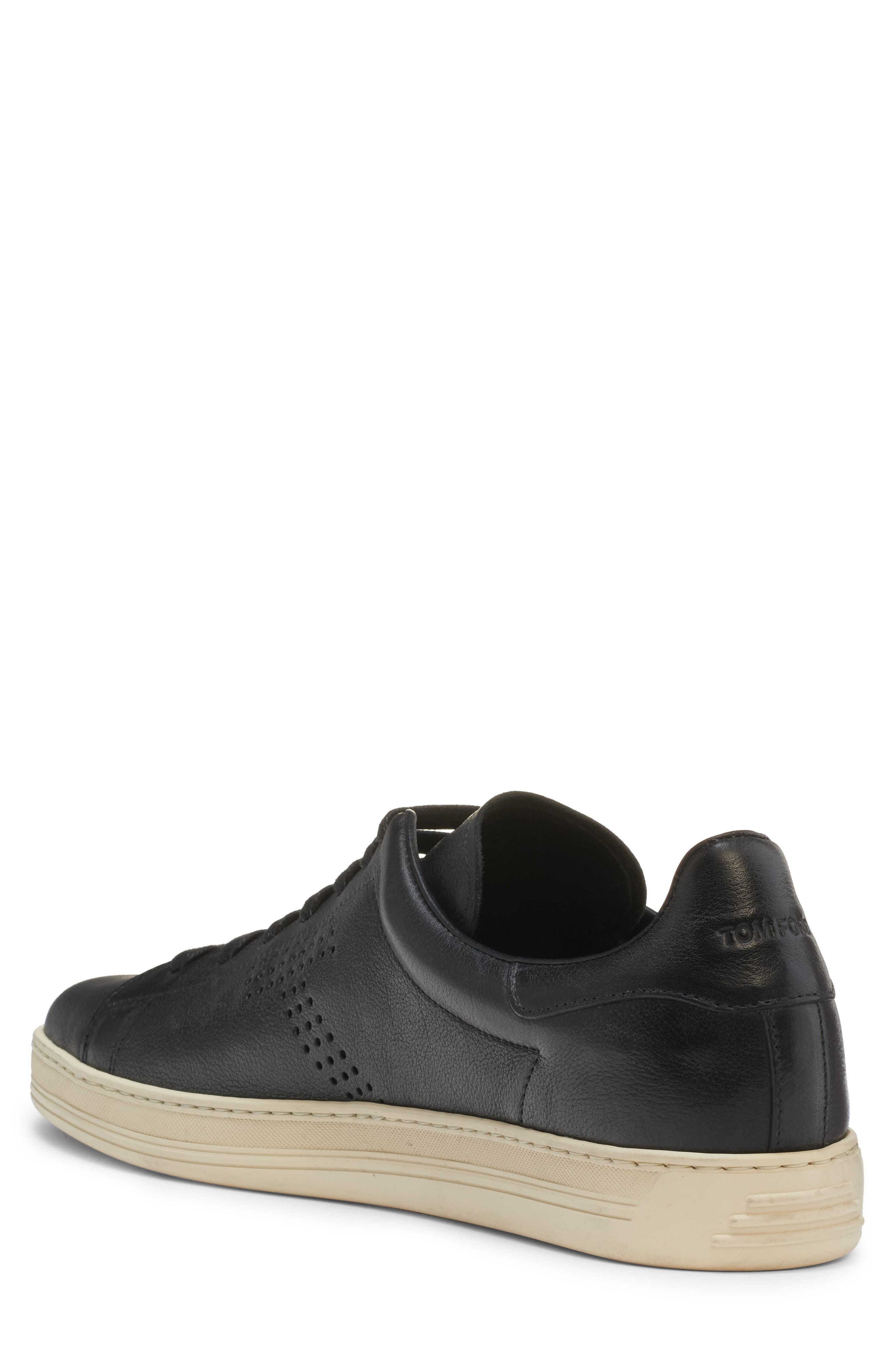 TOM FORD Warwick Sneaker in 3Nw02 Black/Cream at Nordstrom - 2