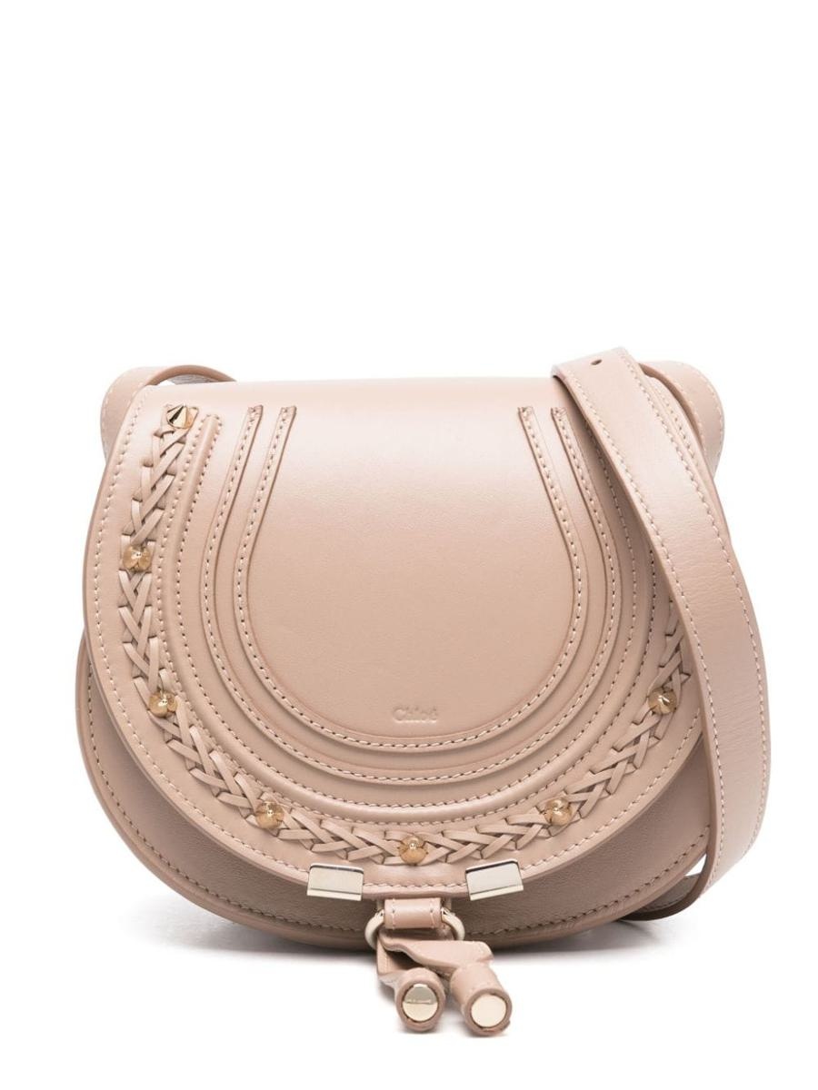 Chloé Marcie Small Saddle Bag With Studs - 1